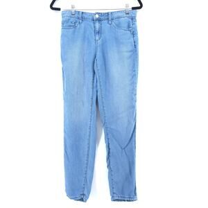 Joes Womens Mid Rise 5 Pocket Light Wash Skinny Ankle Lyocell Skinny Jeans| 25